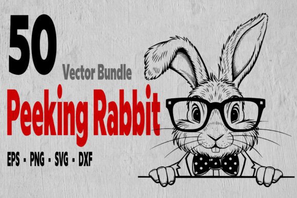 50 Peeking Rabbit Bundle, Bunny Rabbit Review