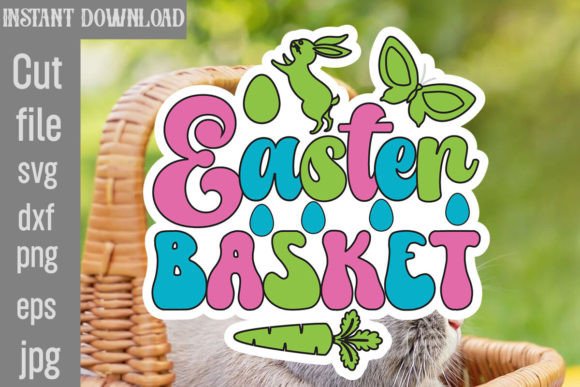 Easter Basket Retro Easter SVG Review