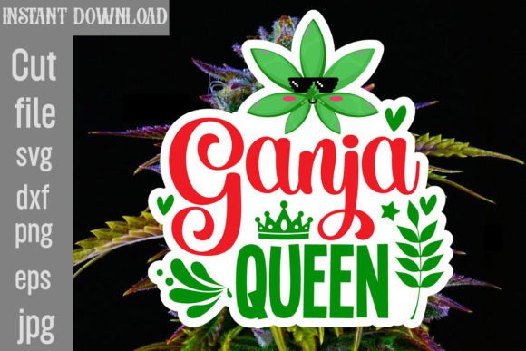 Ganja Queen SVG Cut File Review for Real Embroidery