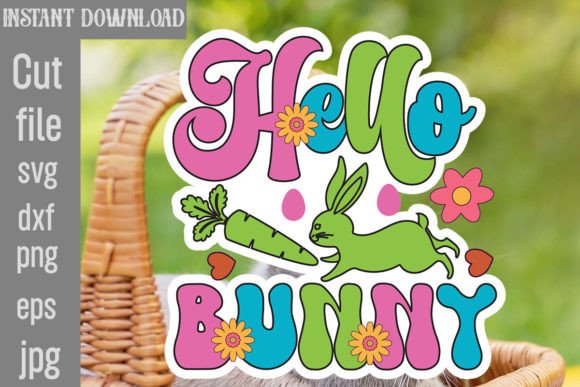 Hello Bunny Retro Easter SVG Review