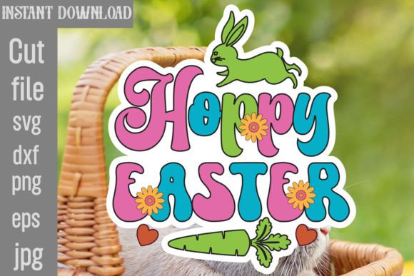 Hoppy Easter Retro Easter SVG Review