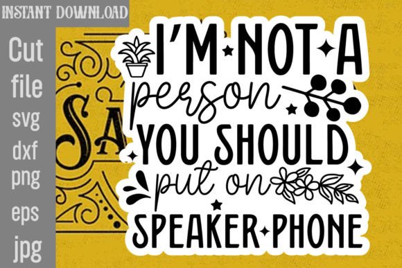 I m Not a Person You Should Put on Speak