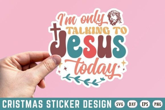 Im Only Talking to Jesus Today SVG Design Review