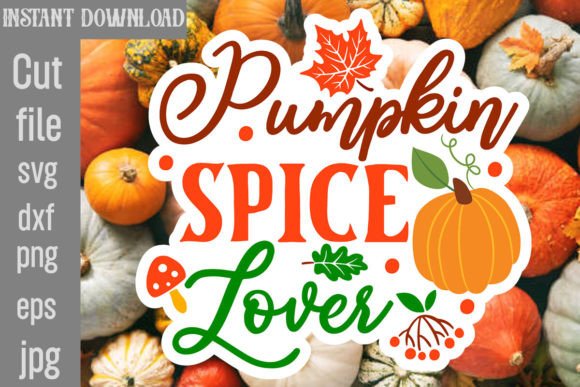 Pumpkin Spice Lover Sticker Design Review