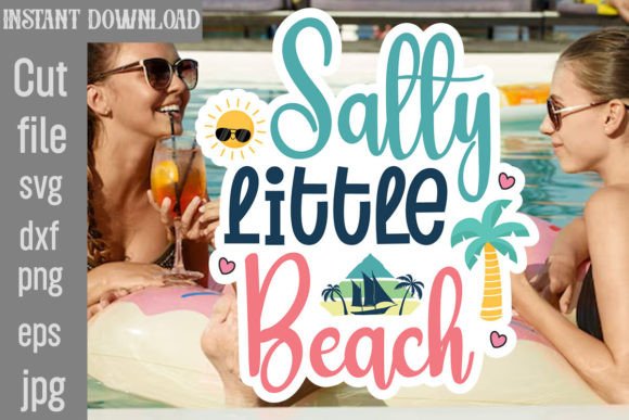 Salty Little Beach SVG Cut File Review