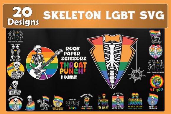 Skeleton LGBT SVG Bundle Review