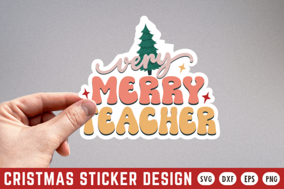 Very Merry Teacher SVG Design Review
