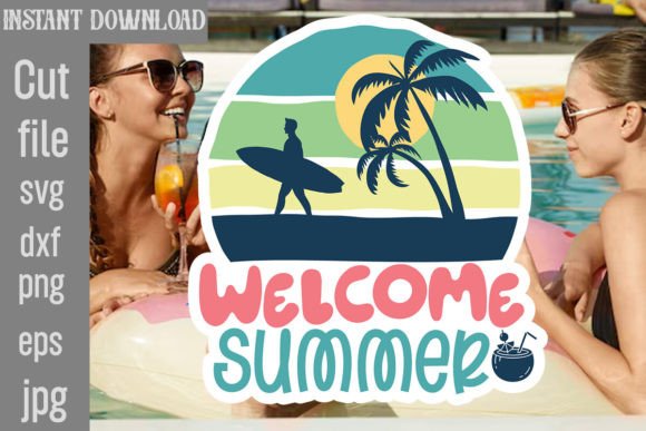 Welcome Summer SVG Cut File Review